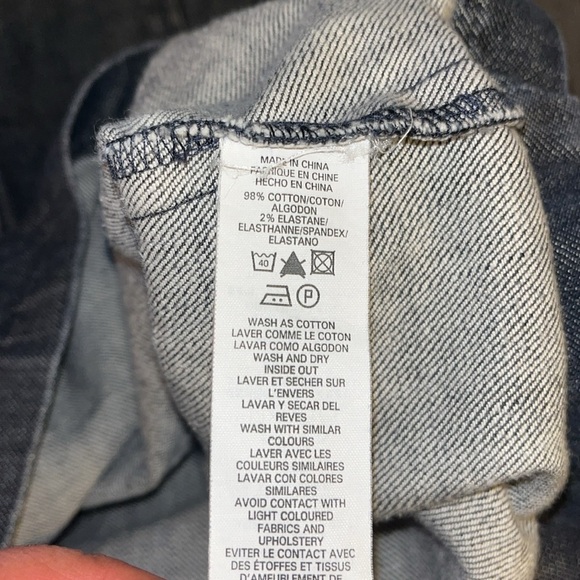 French Connection Boxy Denim Short Sleeve Dress size 12 - Picture 8 of 8